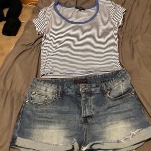 High waisted Celebrity Pink Jean Shorts